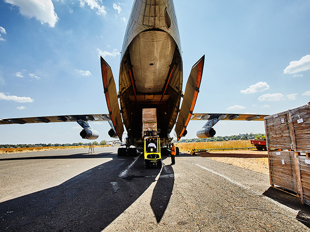 Control tower in aid logistics