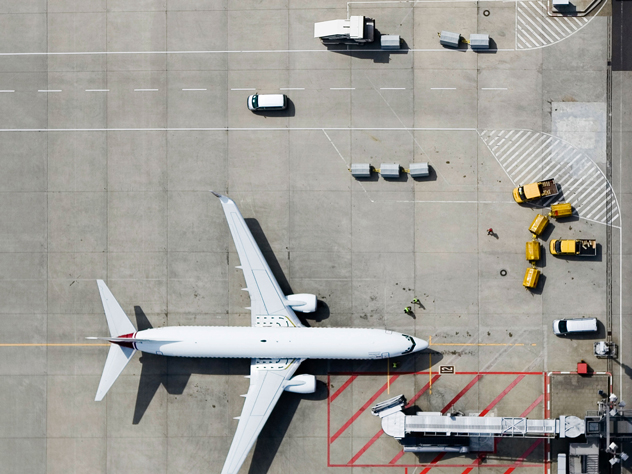 Aerospace - plane at airport